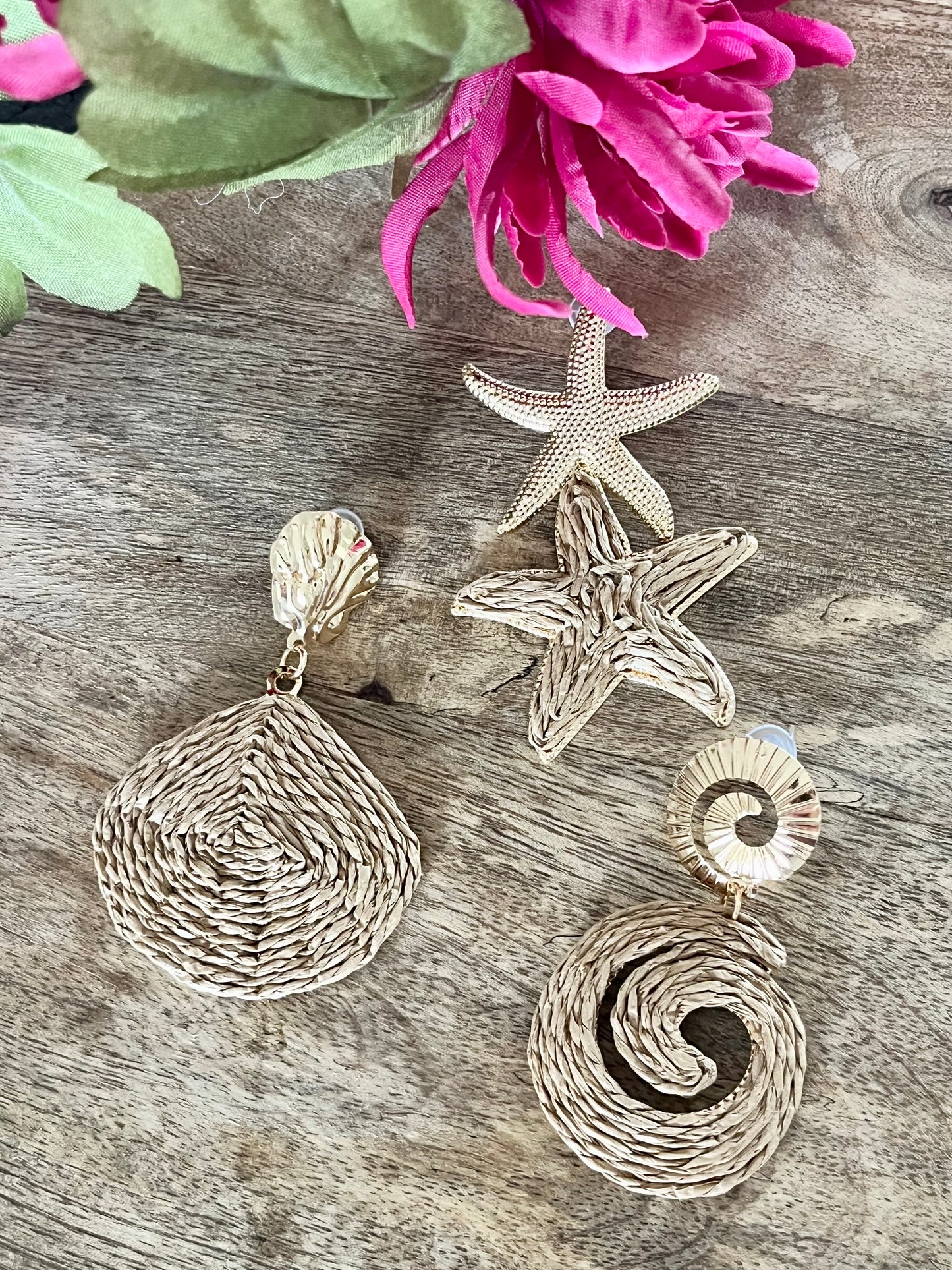 Boucles d’oreilles escargot