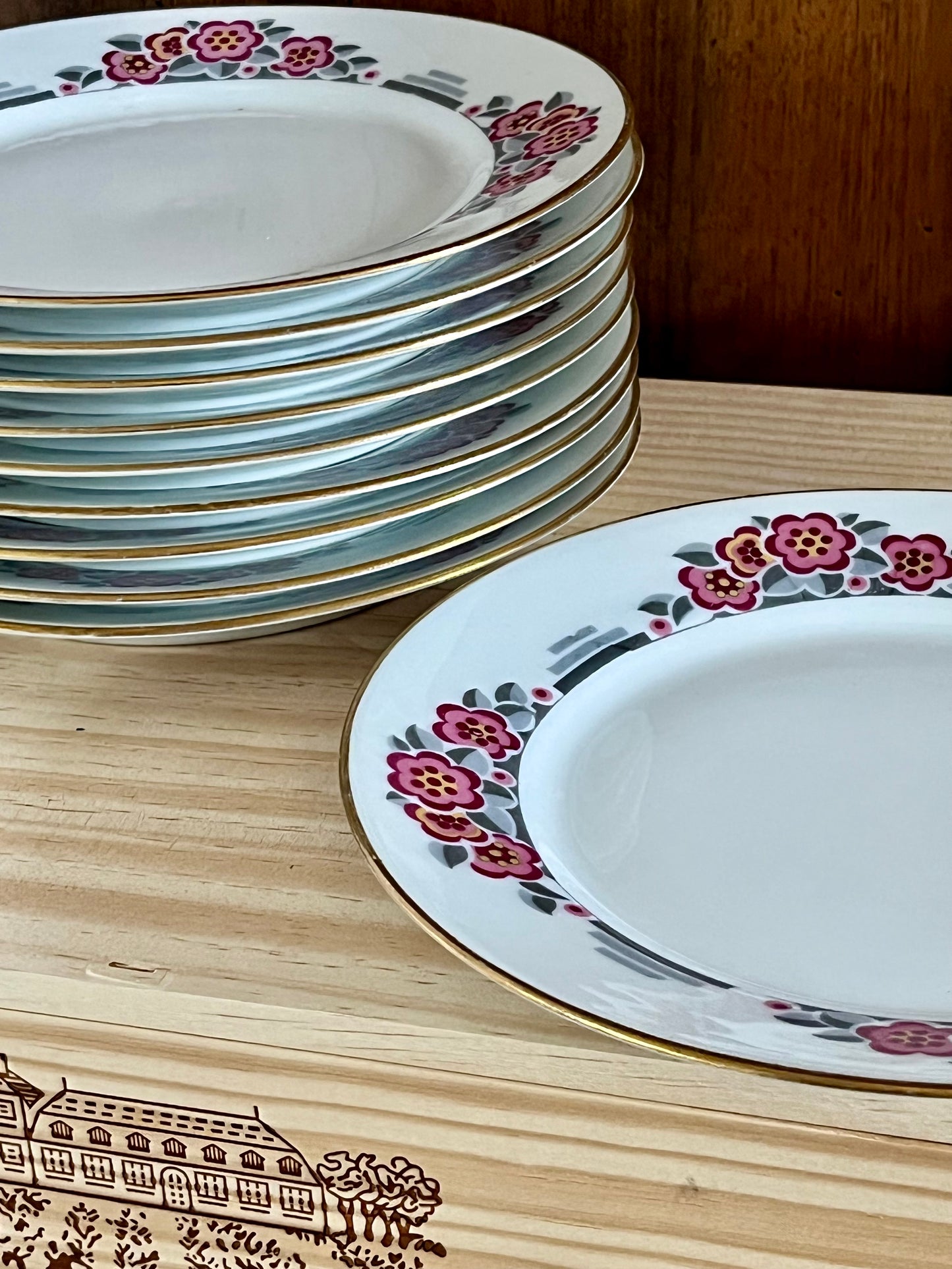 Lot d’assiettes à dessert - occasion