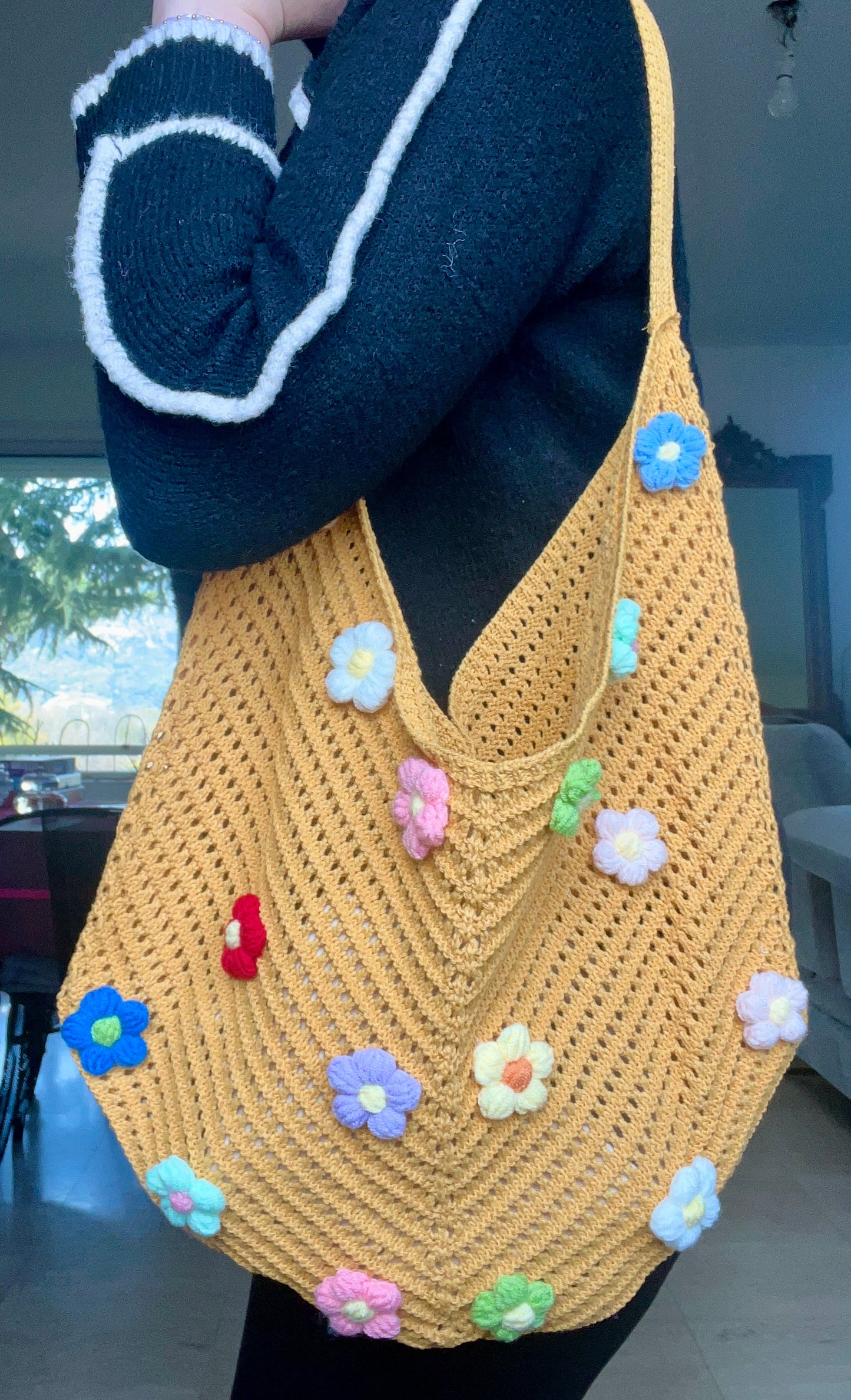 Sac cabas en crochet