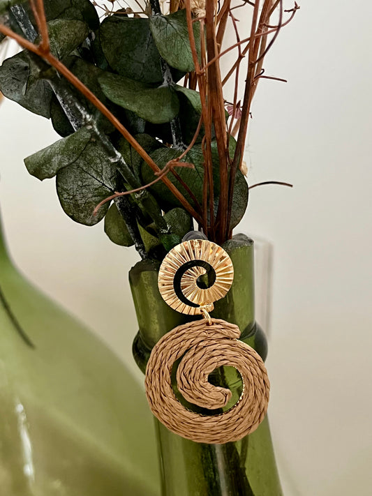 Boucles d’oreilles escargot
