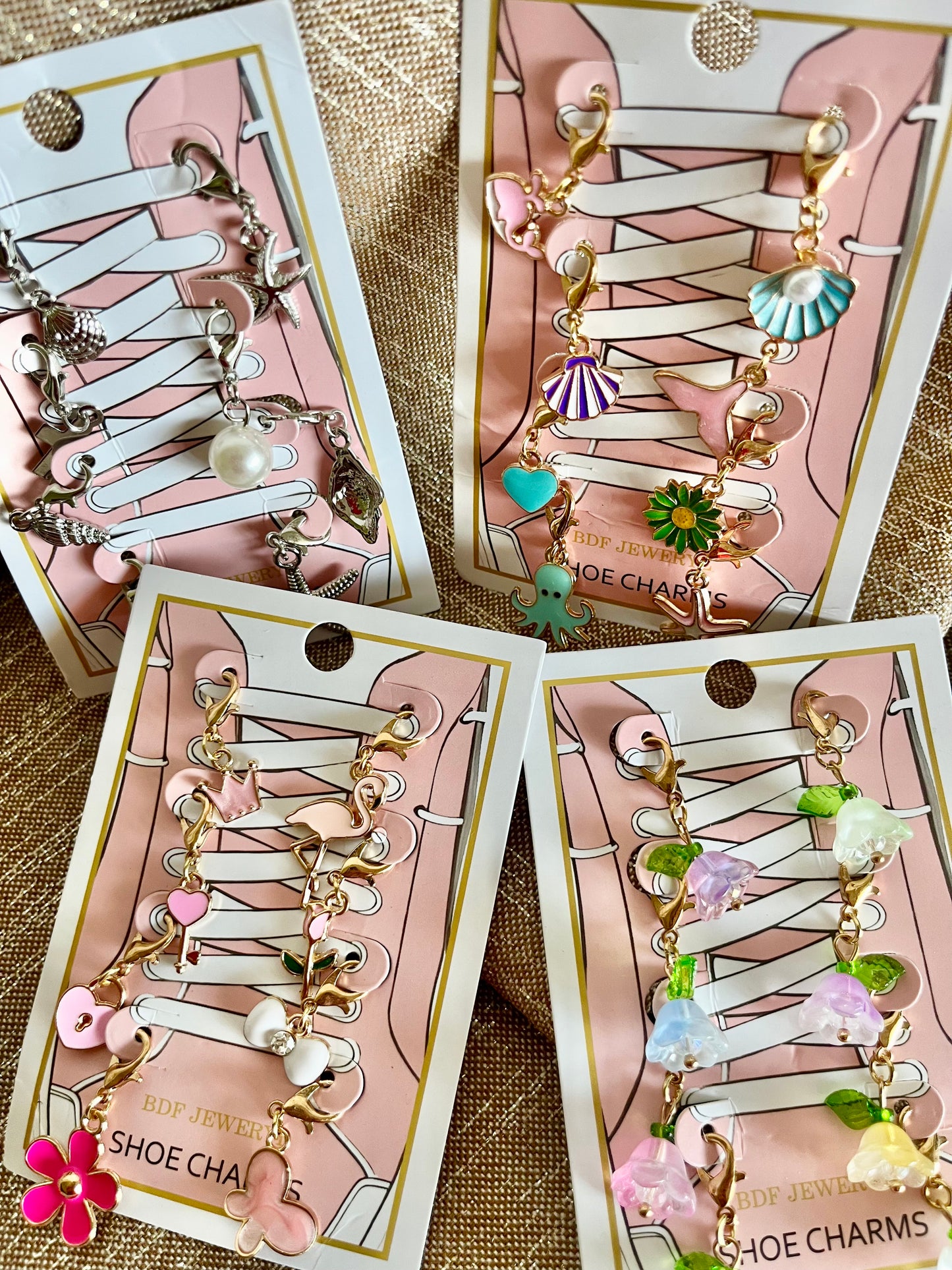 Set de charms Flowers