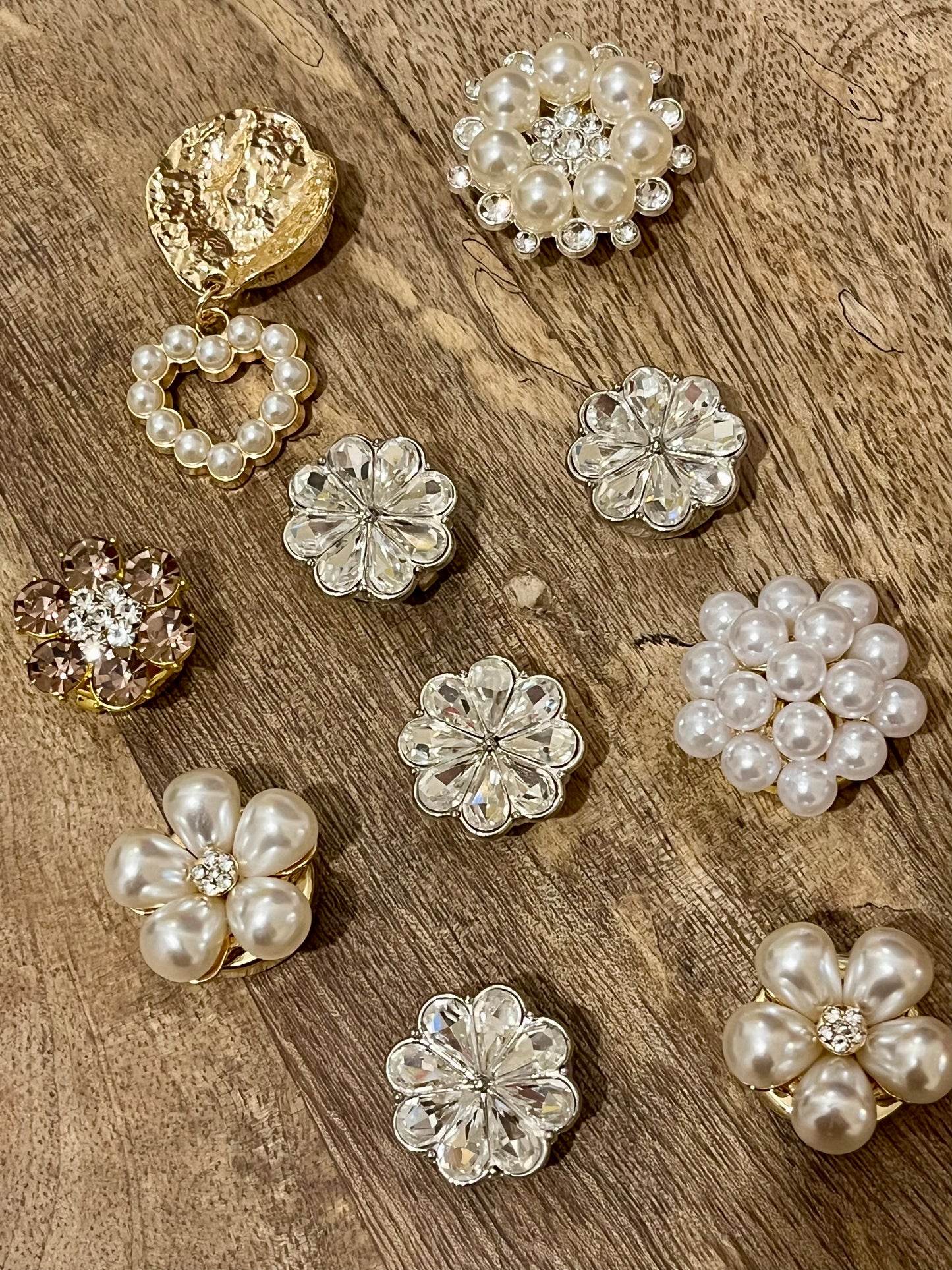 Bijoux de boutons Trèfles