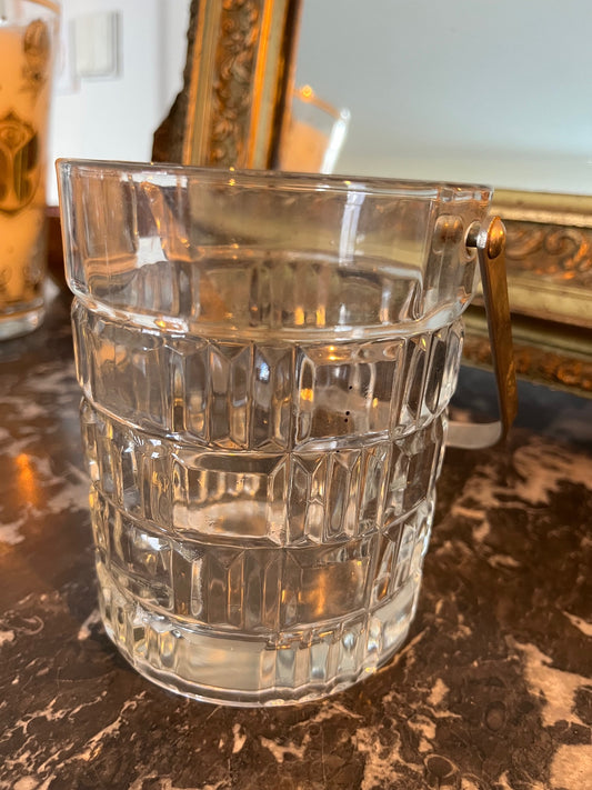 Seau à glaçons en verre - occasion