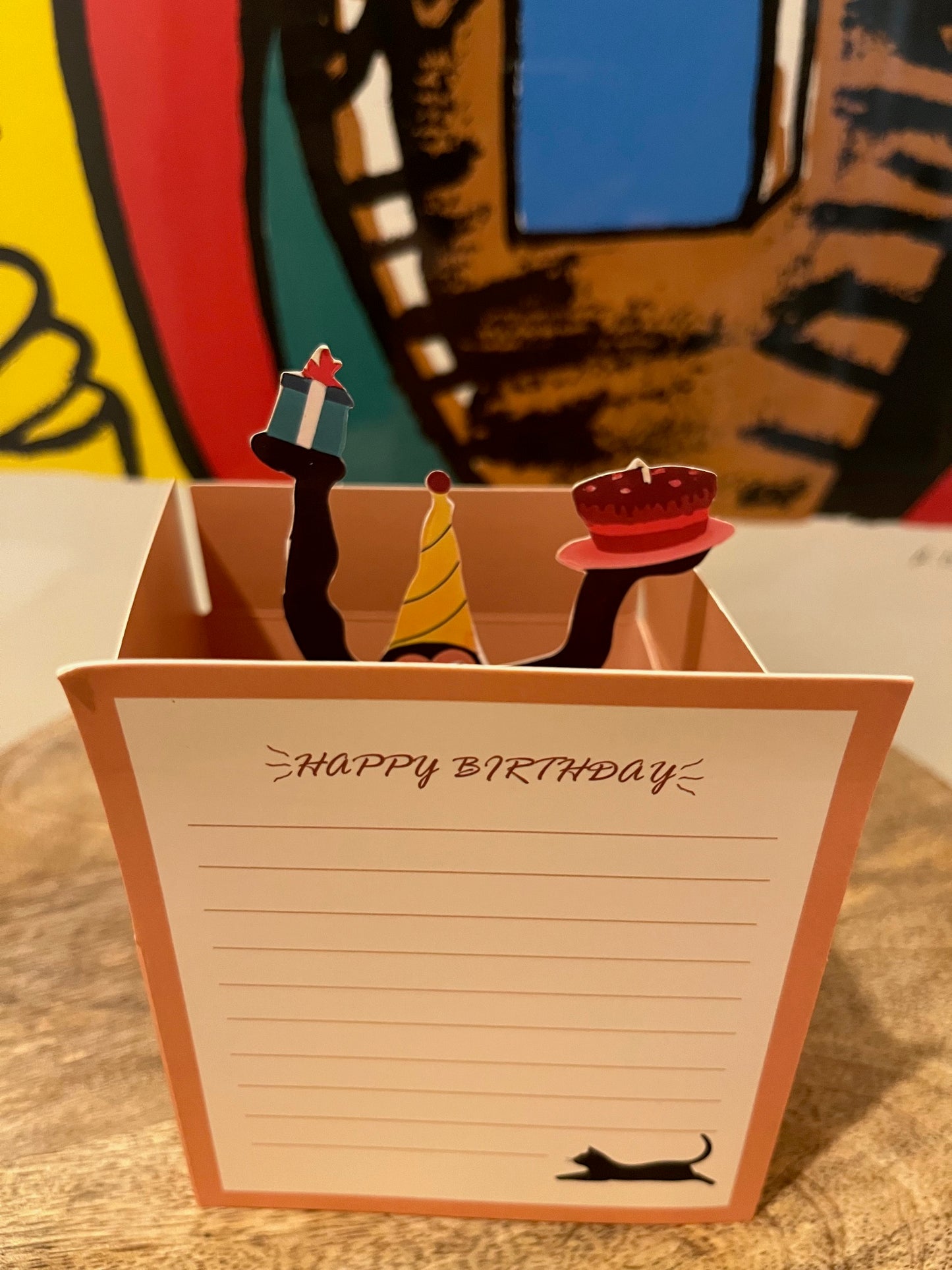 Carte anniversaire fun