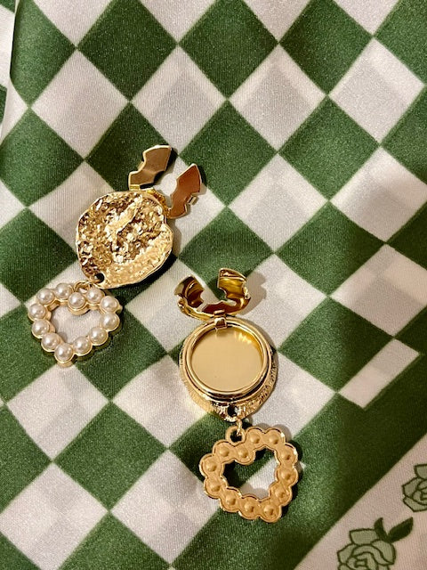 Bijoux de boutons Terre mer