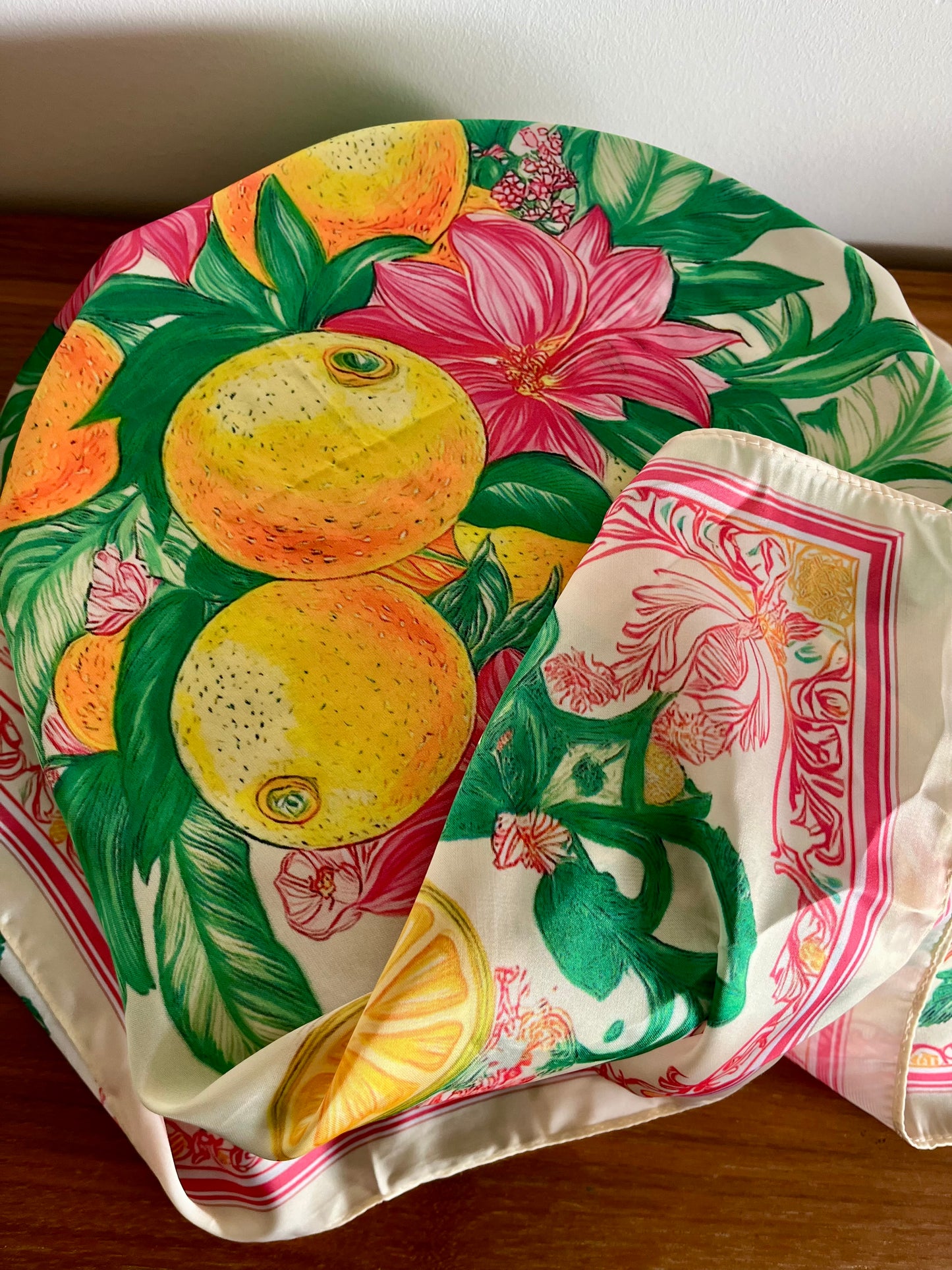 Foulard carré Lemon