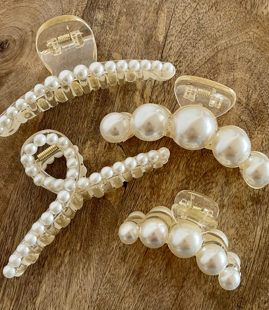 Pince à cheveux perles Judith