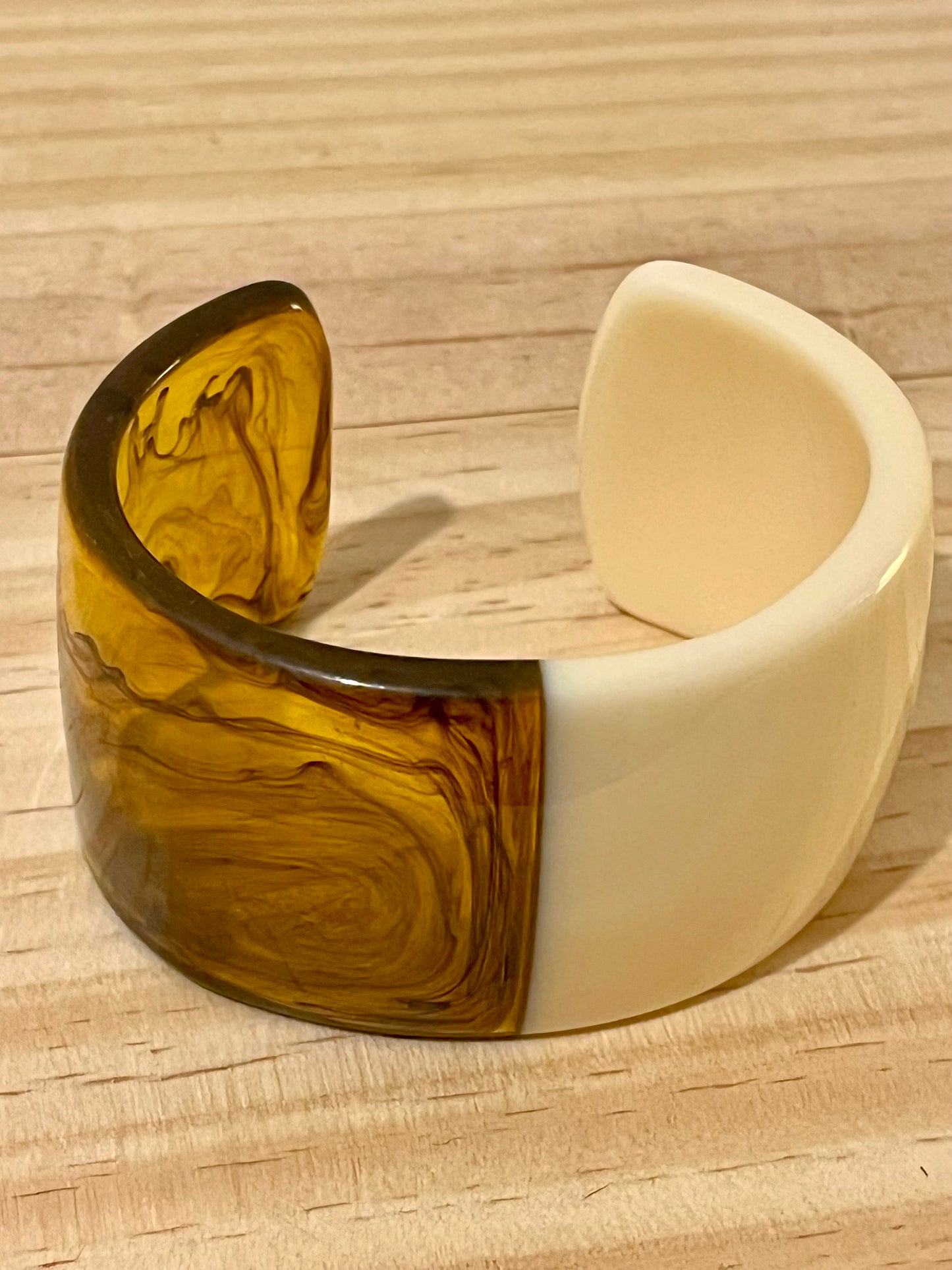 Manchette vanille caramel