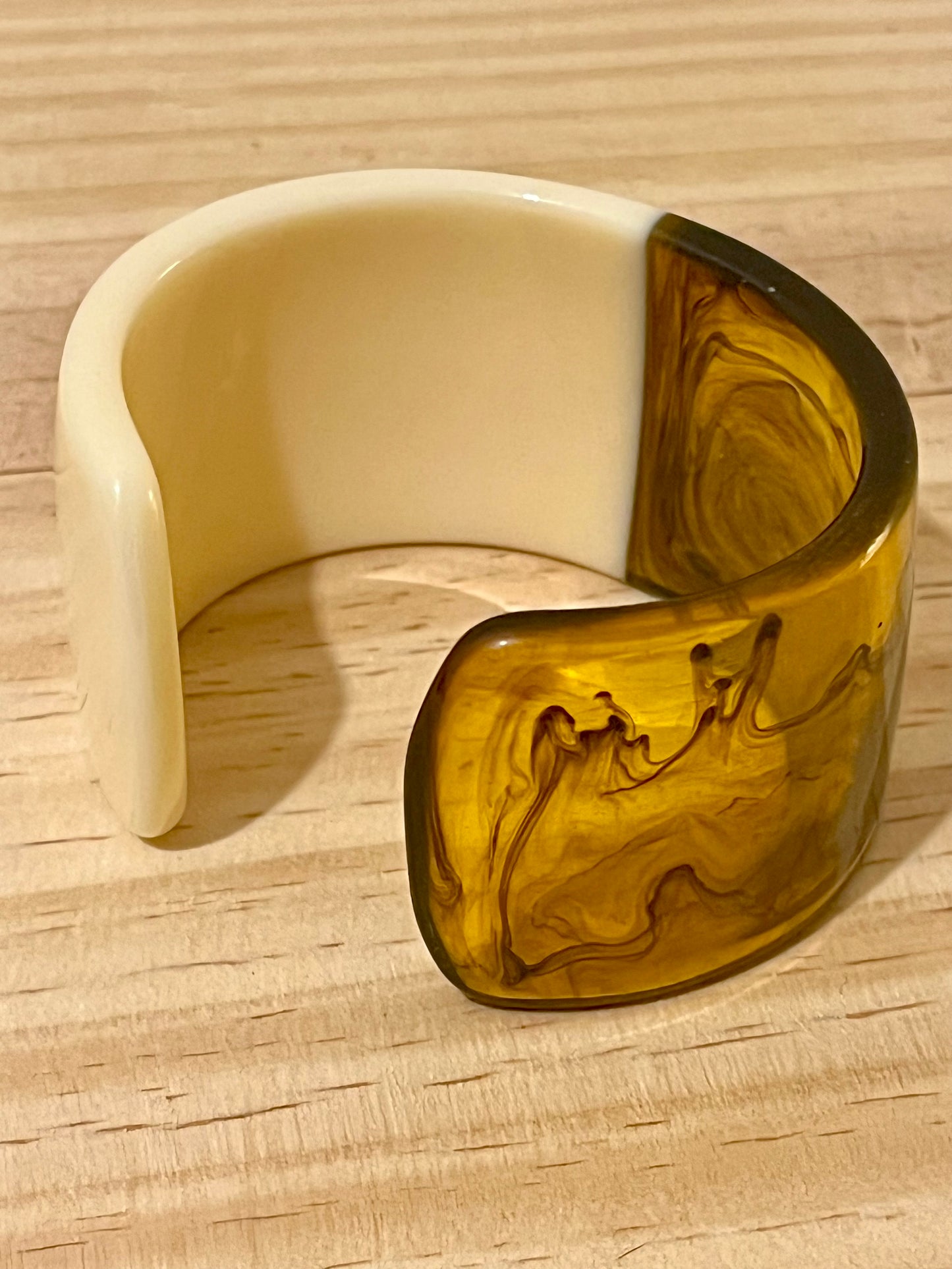 Manchette vanille caramel