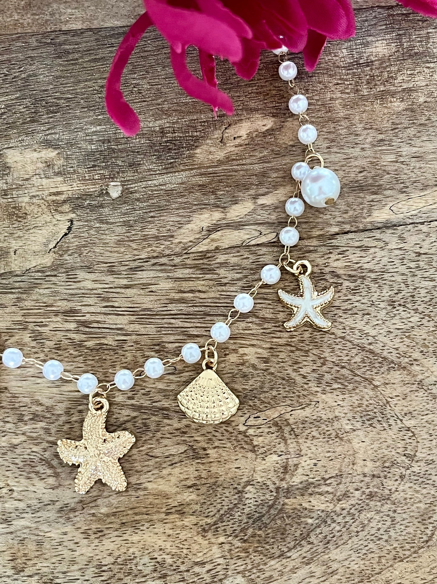 Collier charms océan