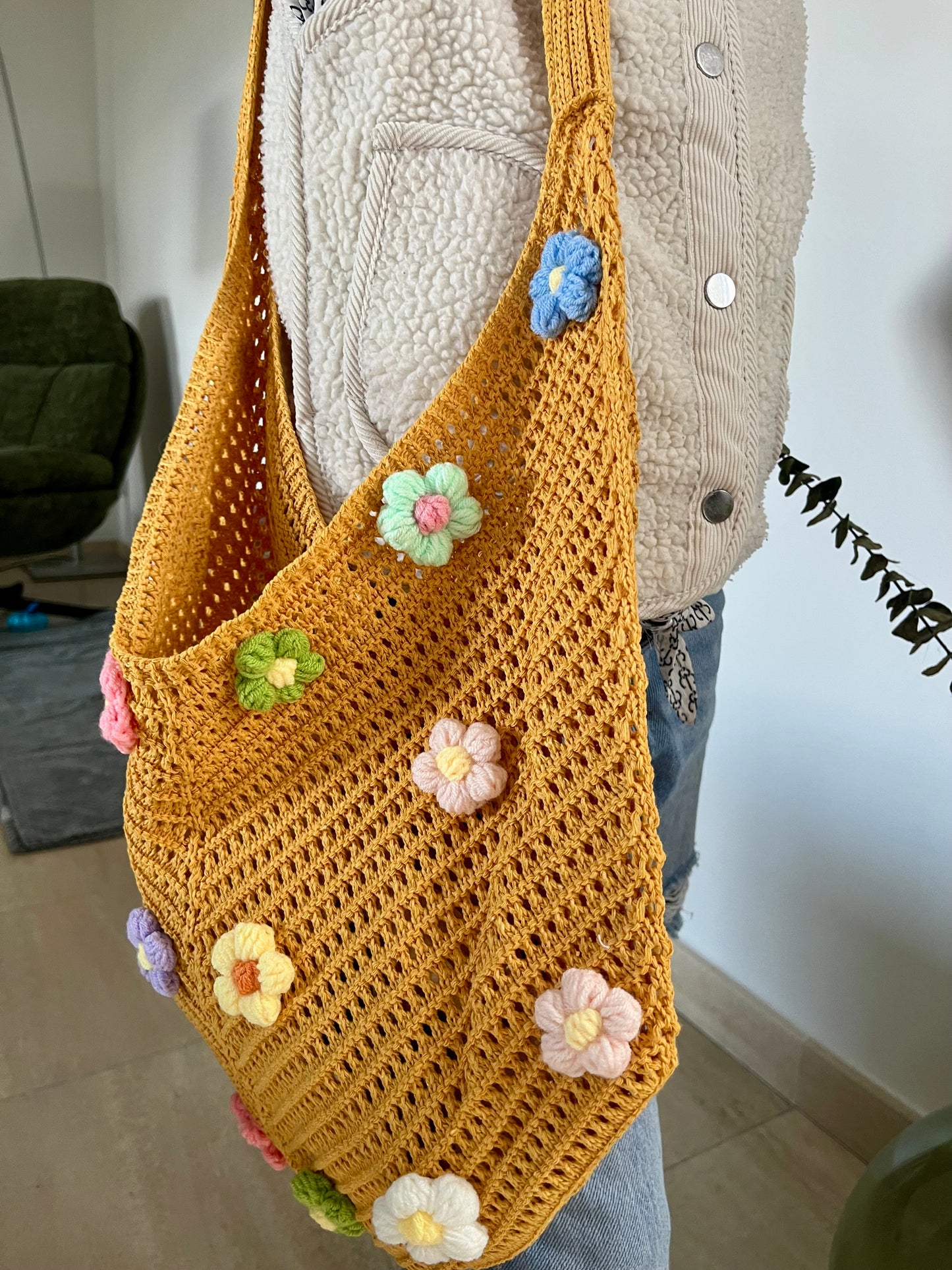 Sac cabas en crochet
