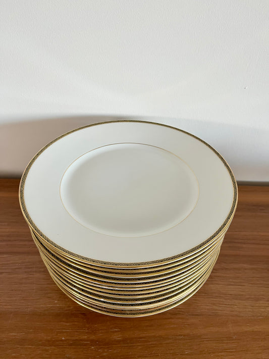 Assiettes plates – Porcelaine ancienne Königszelt (lot de 12)