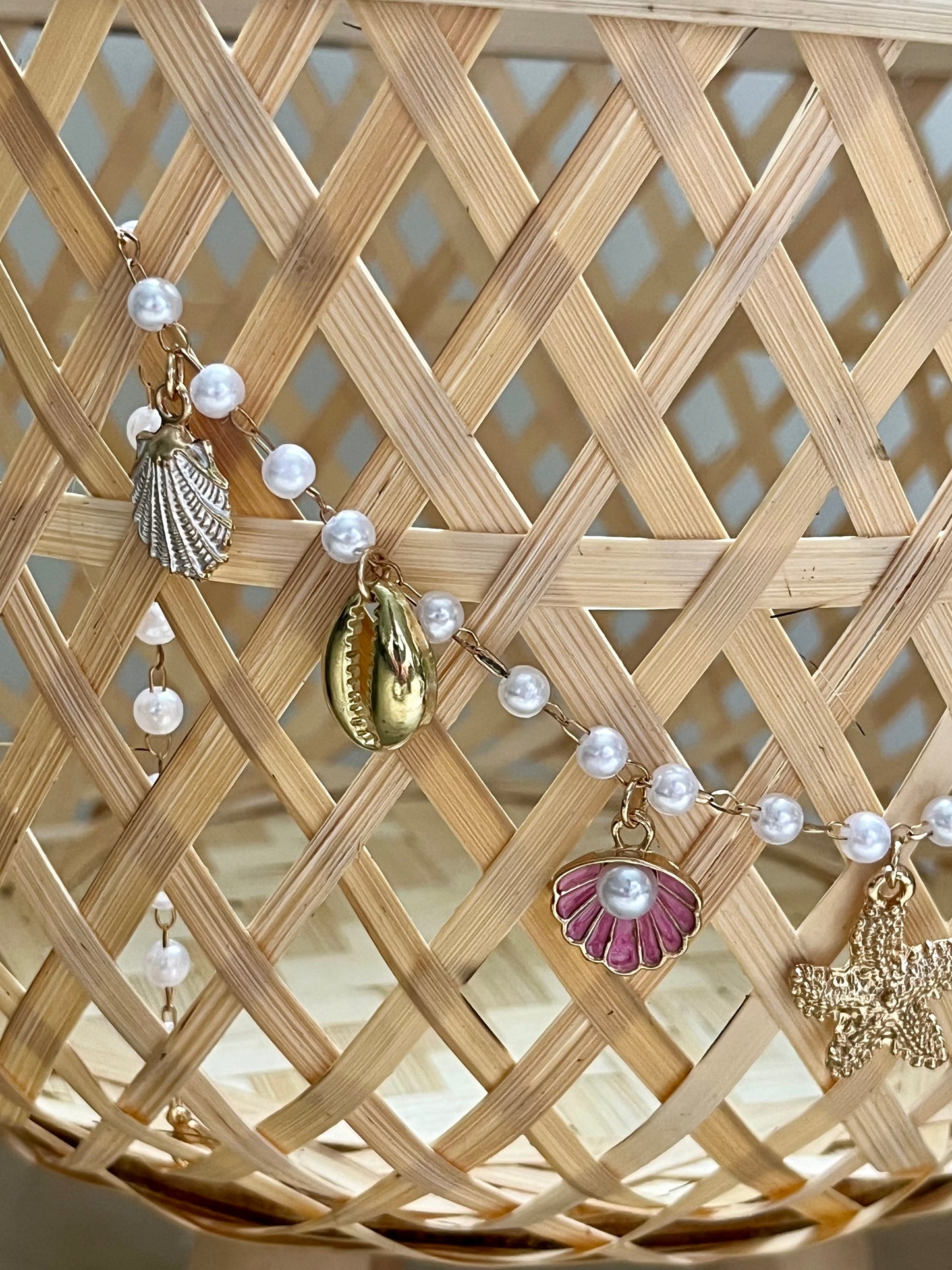 Collier charms océan