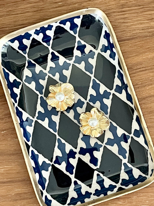 Bijoux de boutons Dorés nacrés