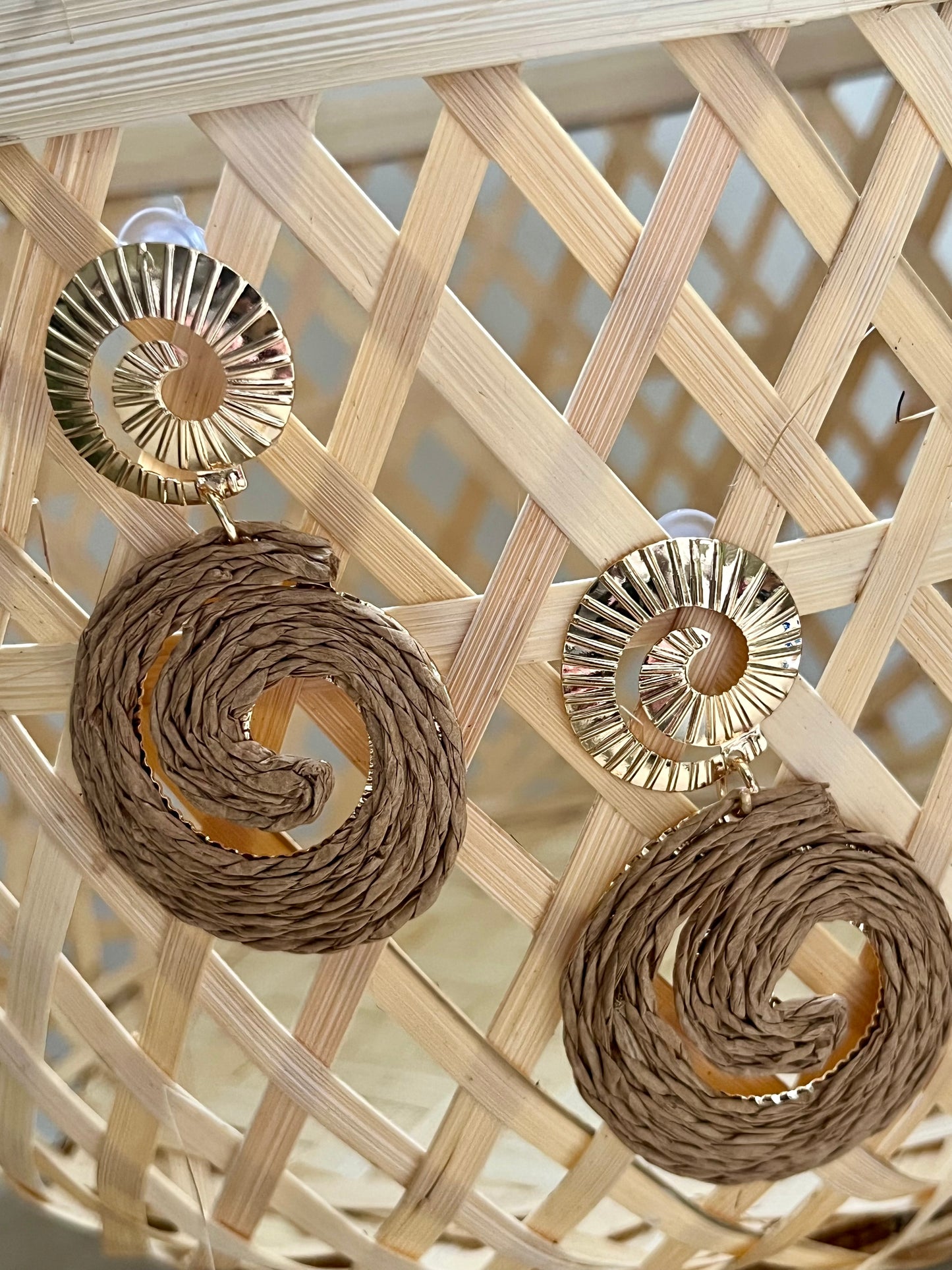 Boucles d’oreilles escargot