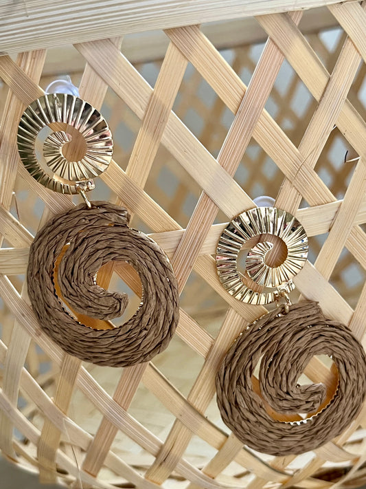 Boucles d’oreilles escargot