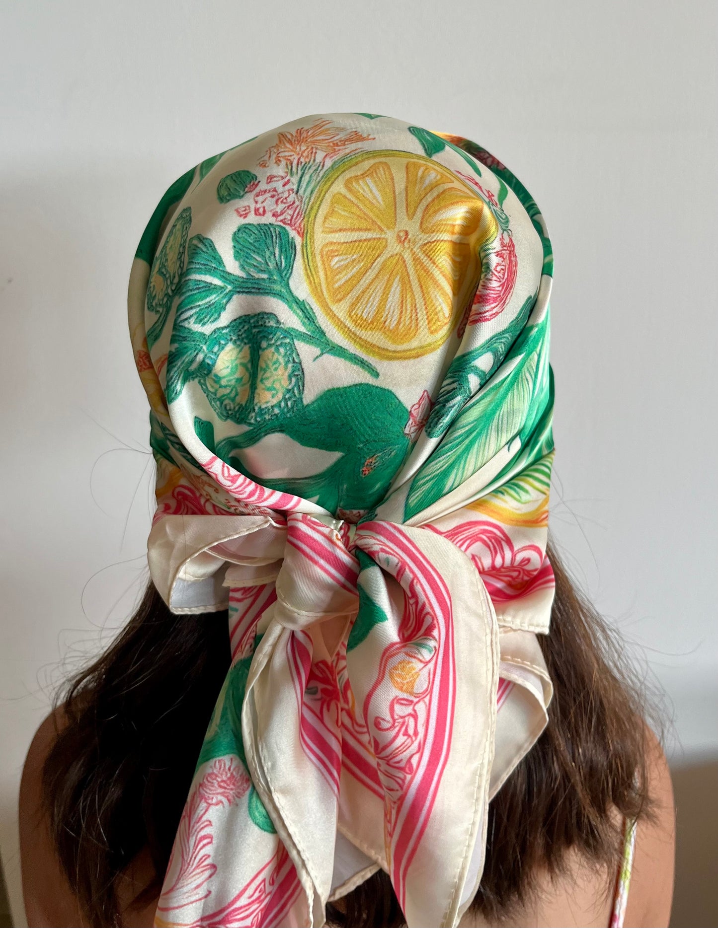 Foulard carré Lemon