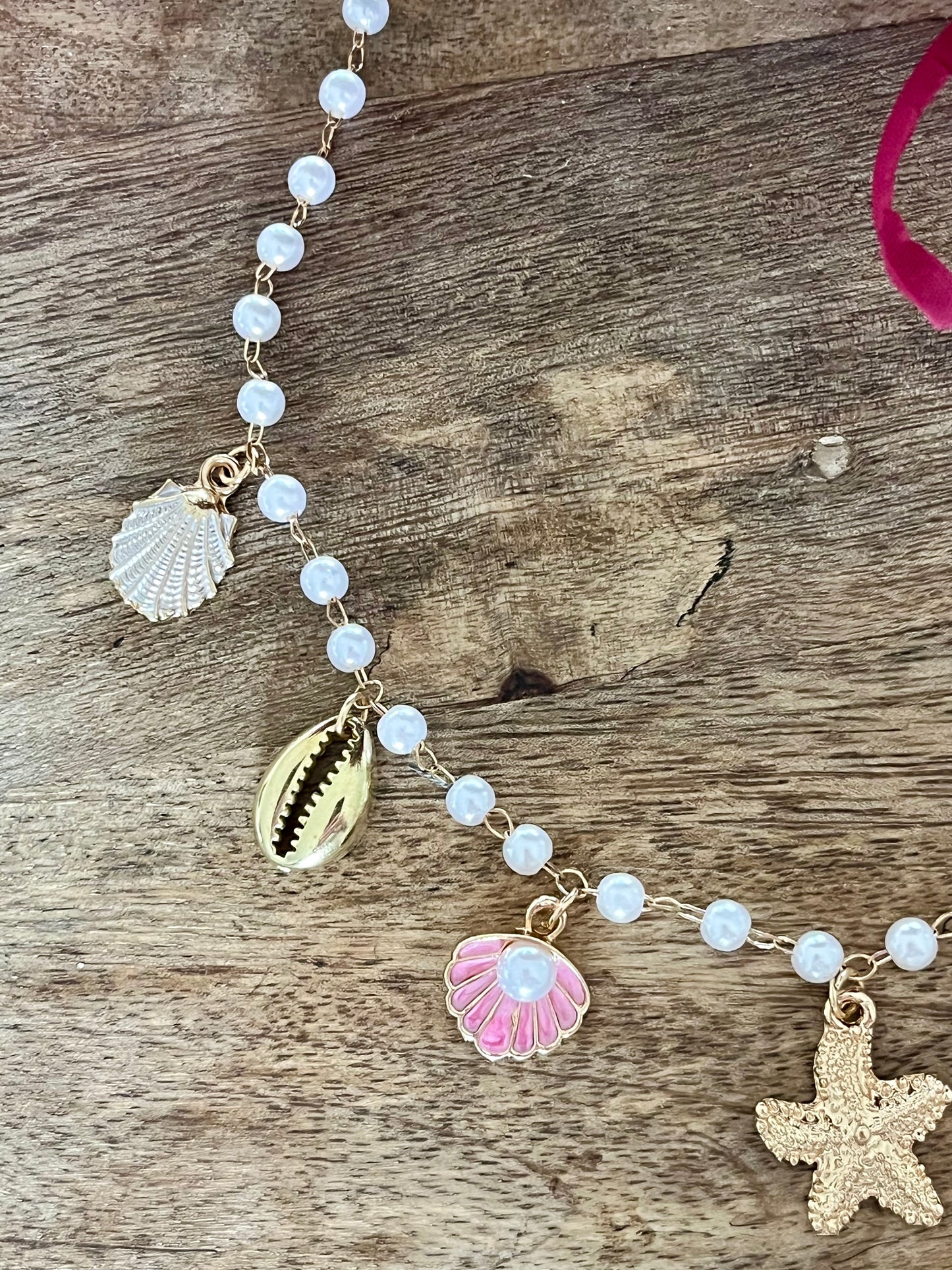 Collier charms océan