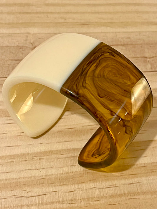 Manchette vanille caramel