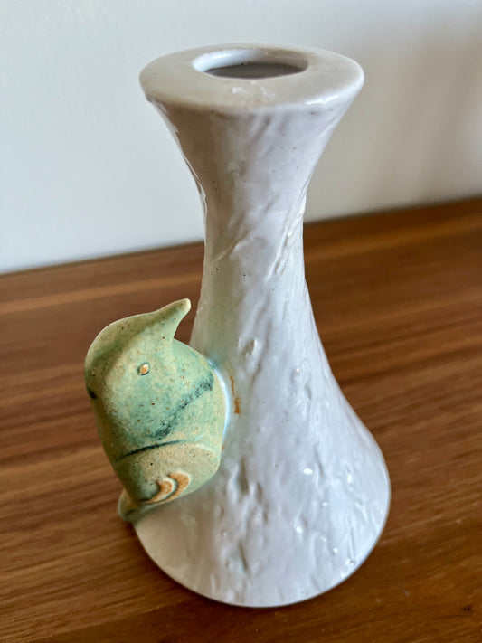 Vase vintage Ballymorris Pottery Ireland – Oiseau sculpté