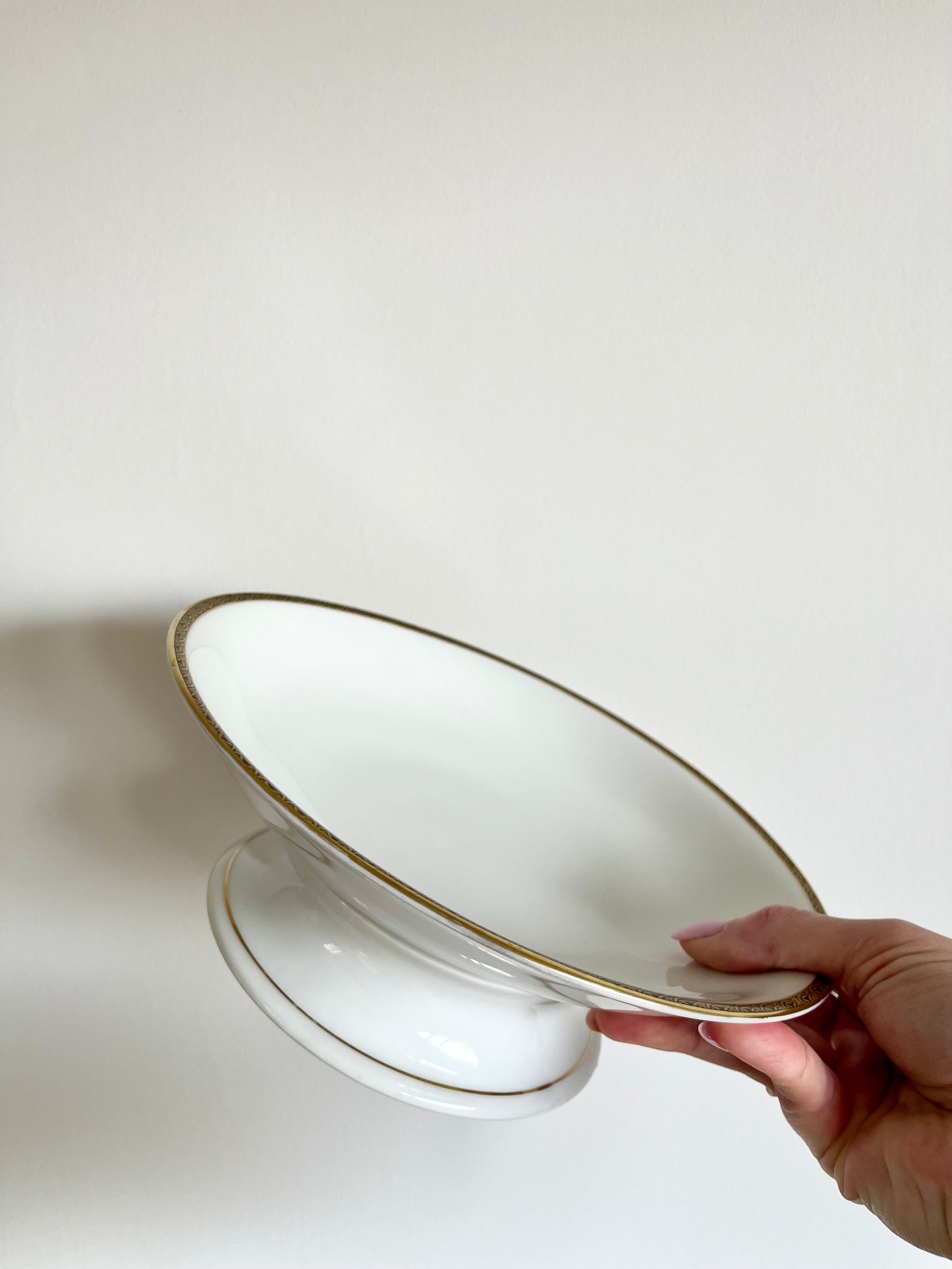 Compotier sur pied – Porcelaine Königszelt