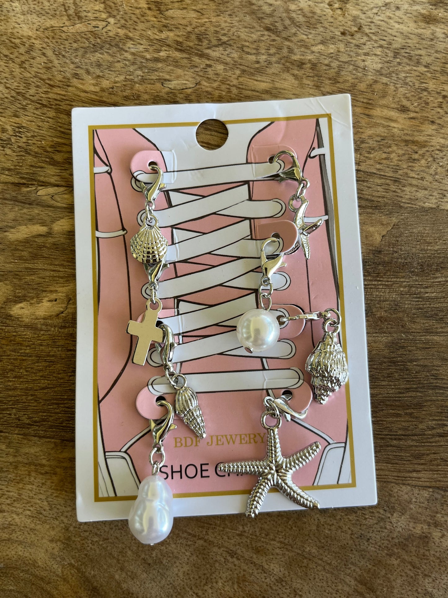 Set de charms argentés