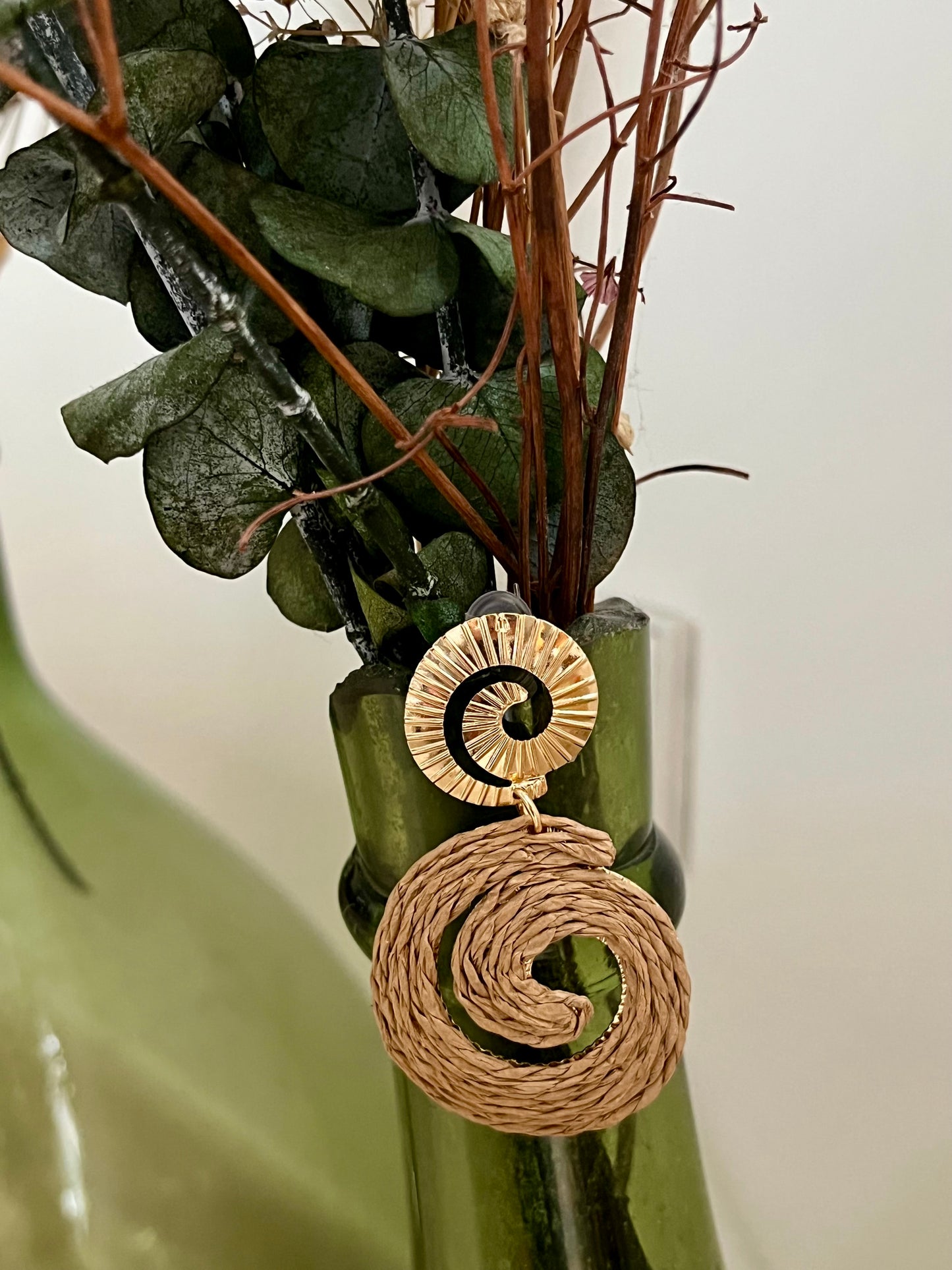 Boucles d’oreilles escargot