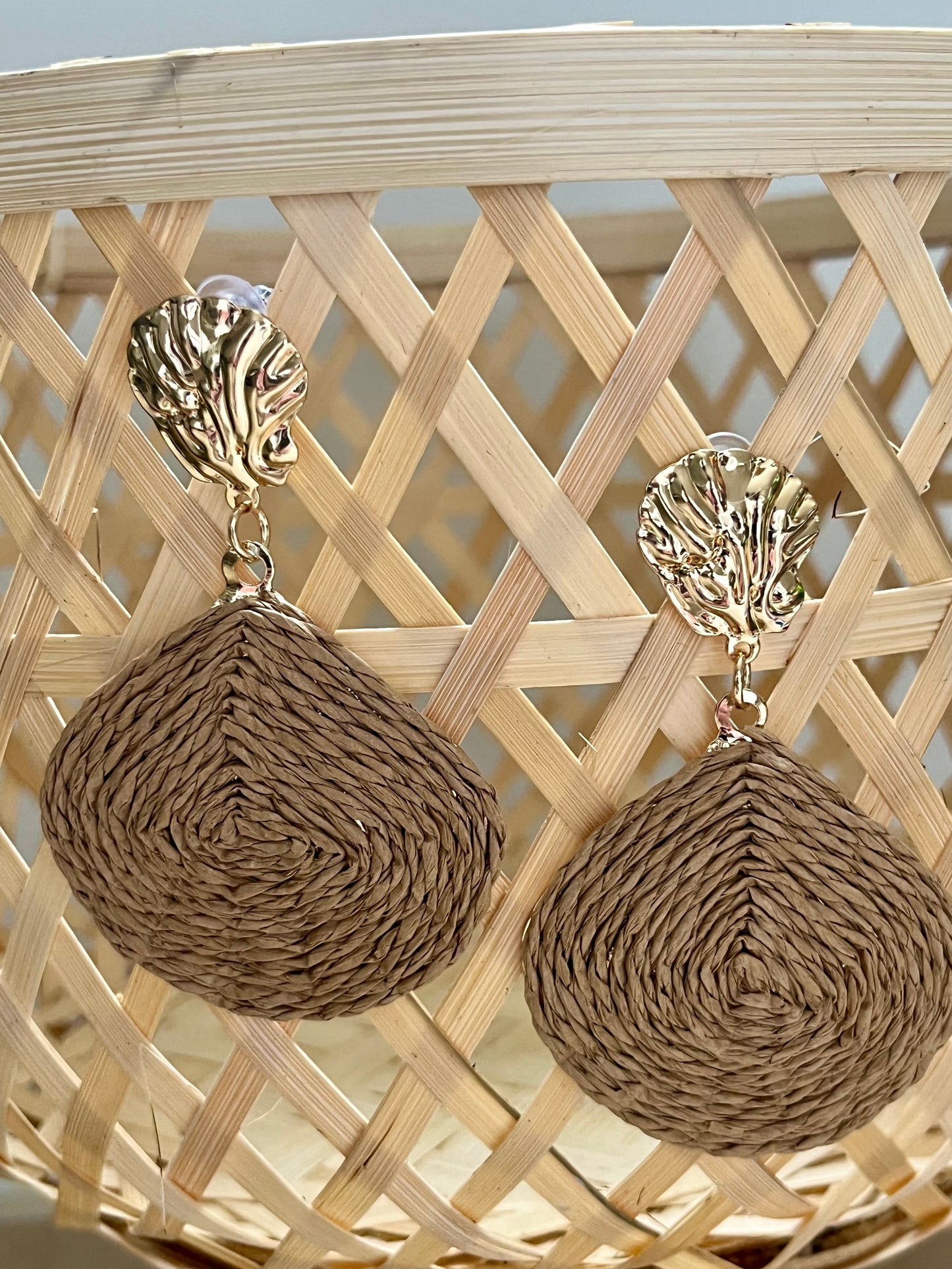Boucles d’oreilles coquillage