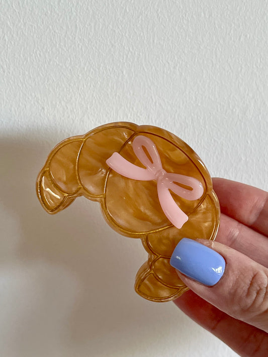 Pince à cheveux croissant