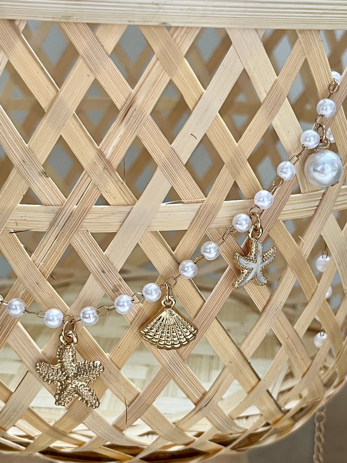 Collier charms océan
