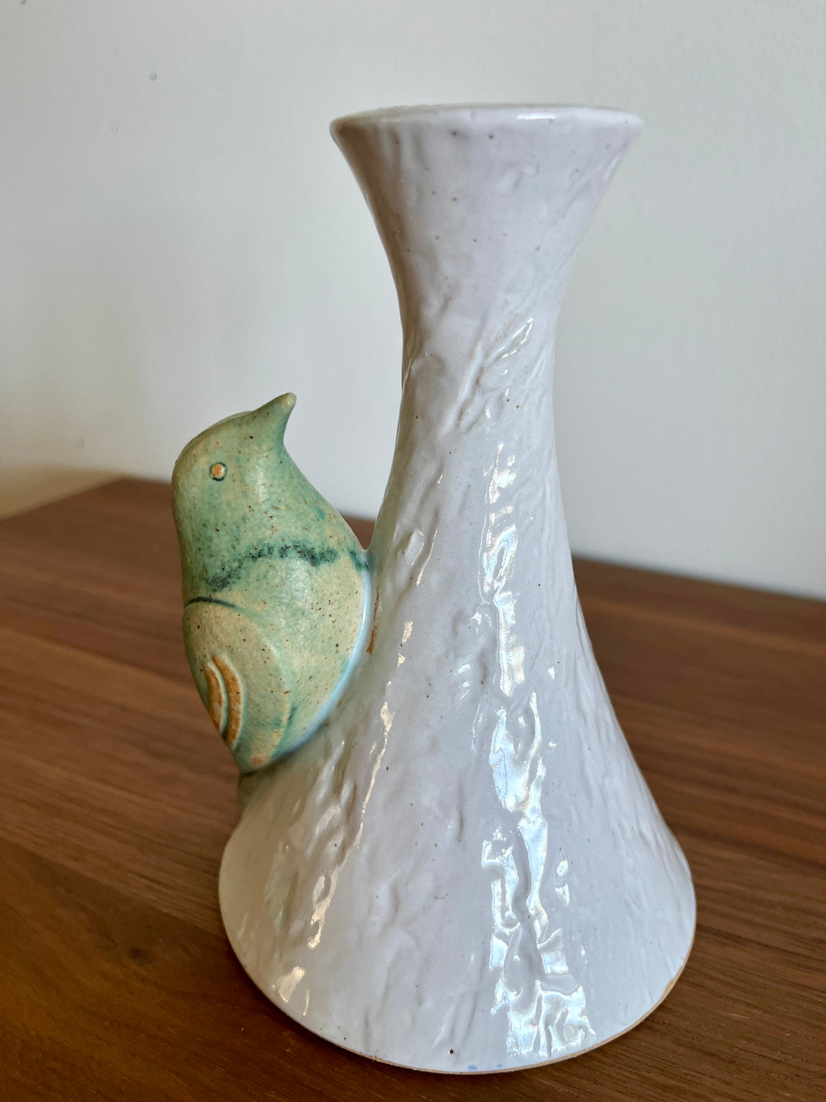 Vase vintage Ballymorris Pottery Ireland – Oiseau sculpté
