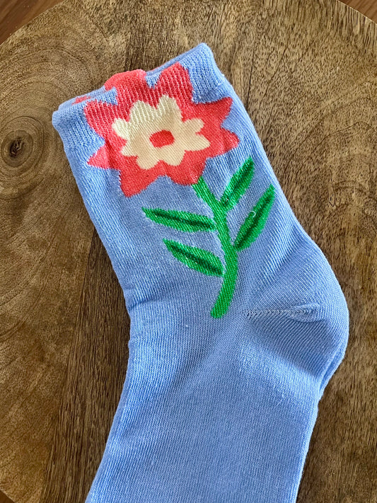 Chaussettes Fleurs