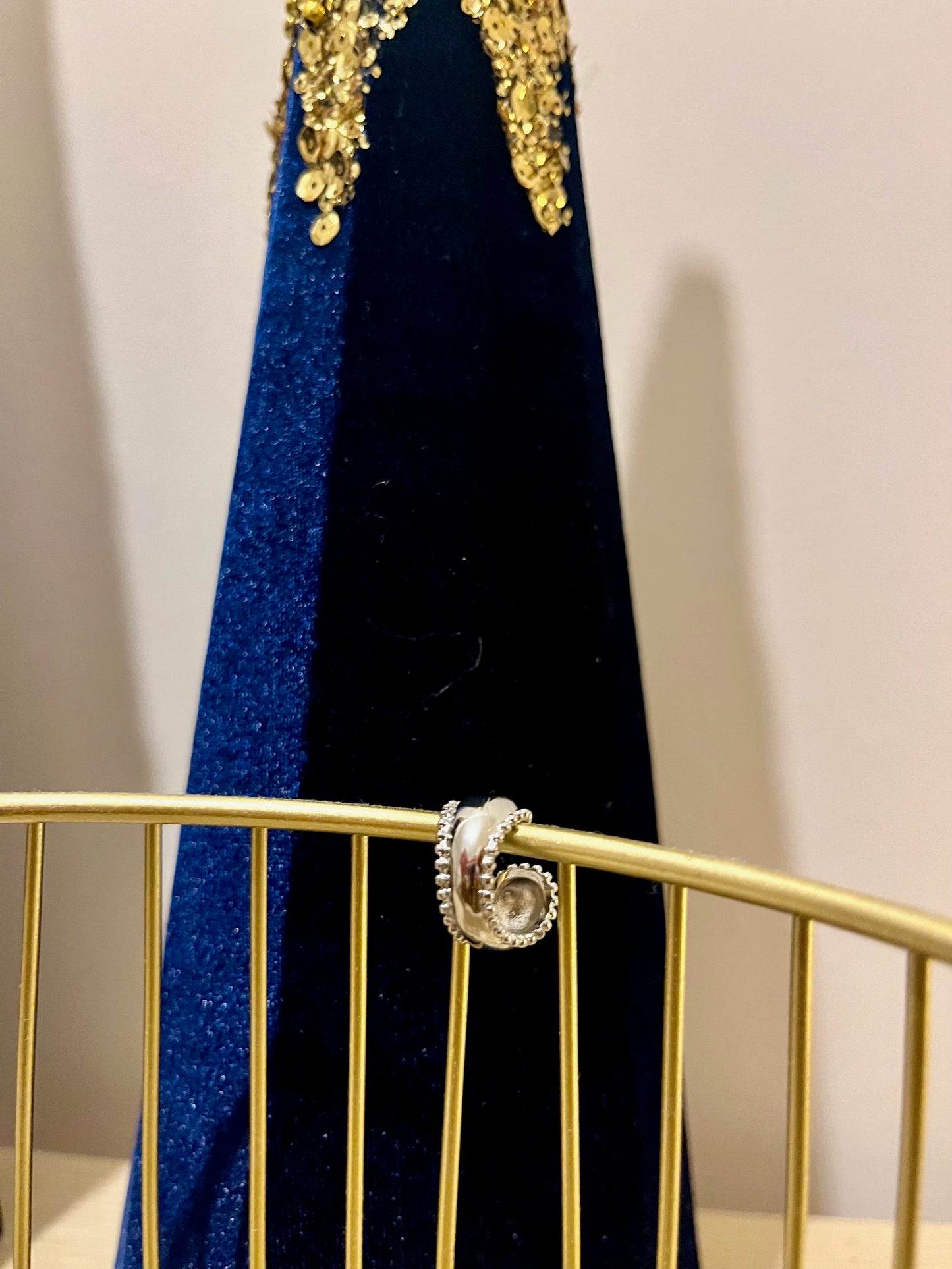 Earcuff argentée Brilliant