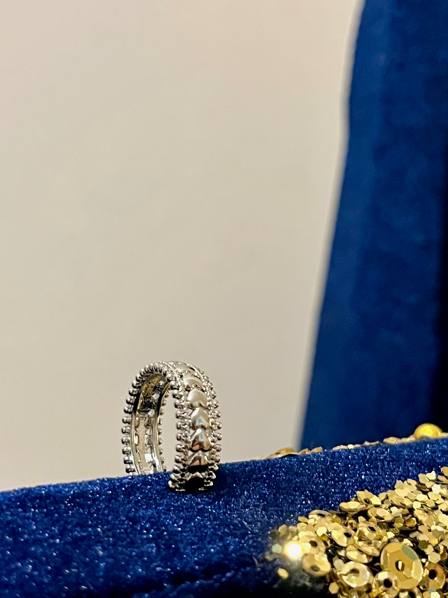 Earcuff argentée My Heart