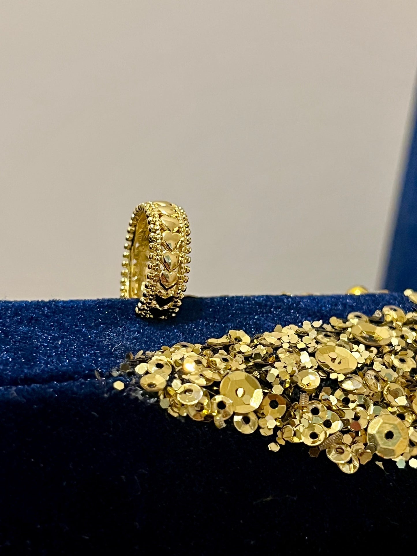 Earcuff dorée My Heart