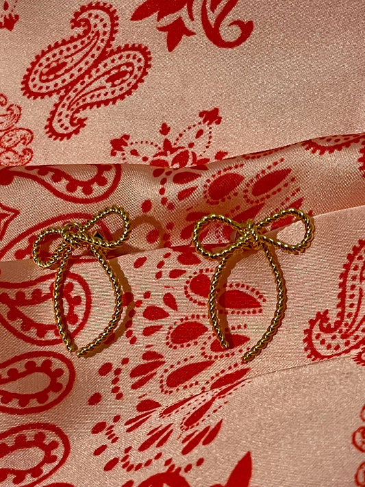 Boucles d'oreilles Petit noeud