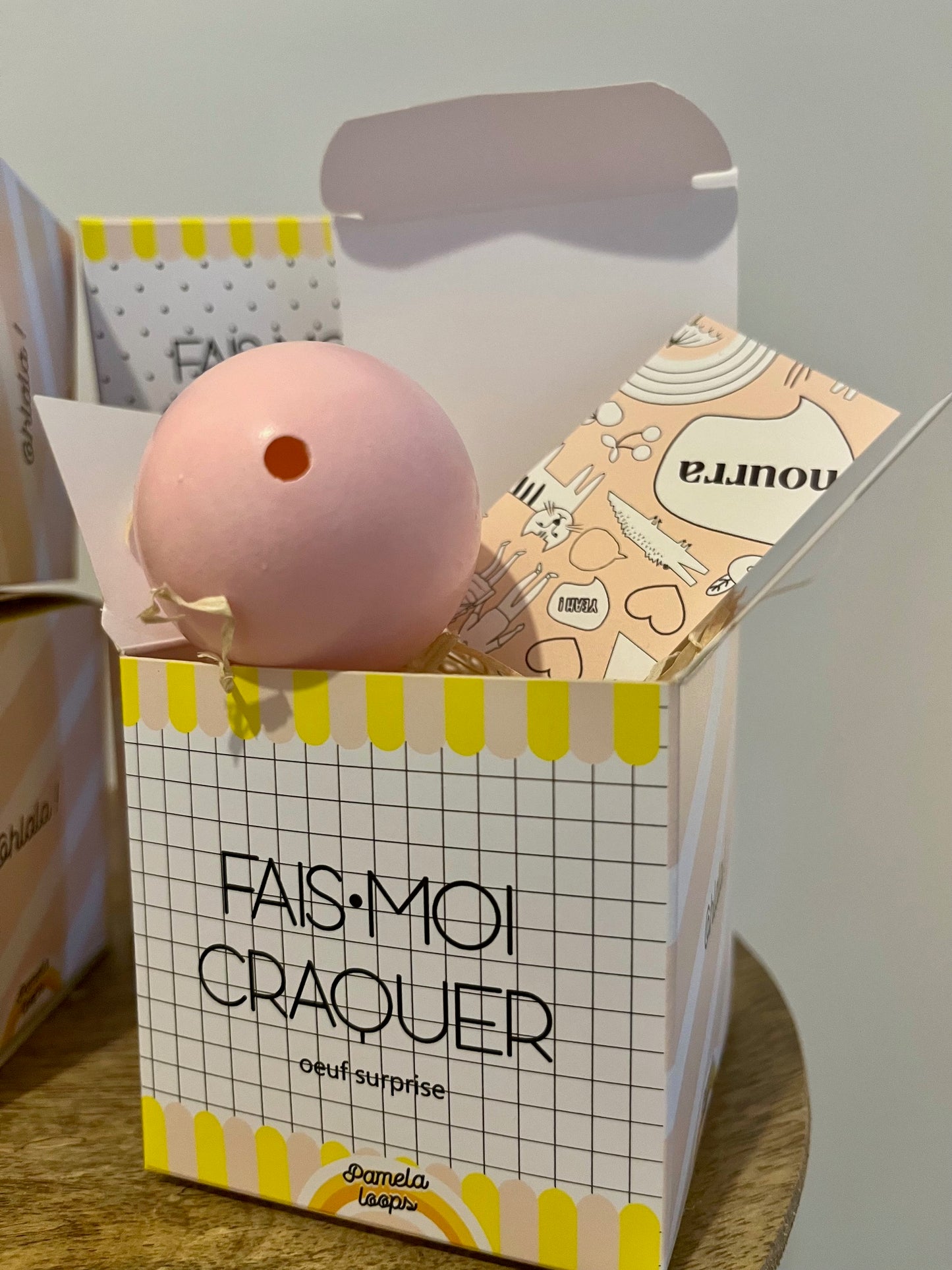 Oeuf message à craquer
