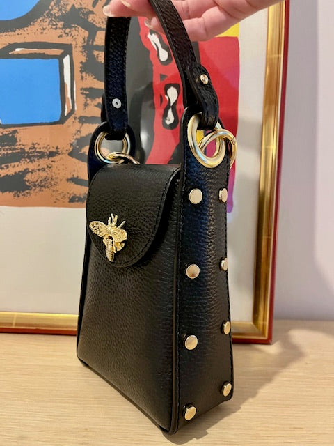 Pochette noire Abeille