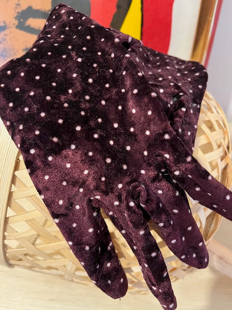 Gants nylon Bordeaux