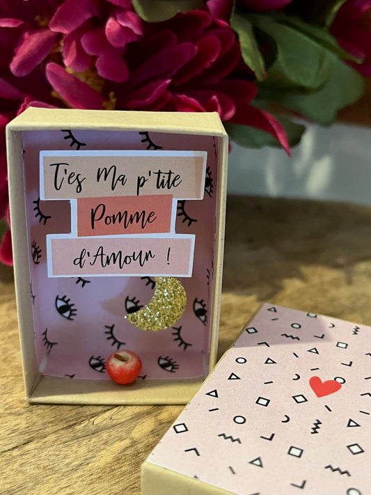 Boîte message Pomme d'amour