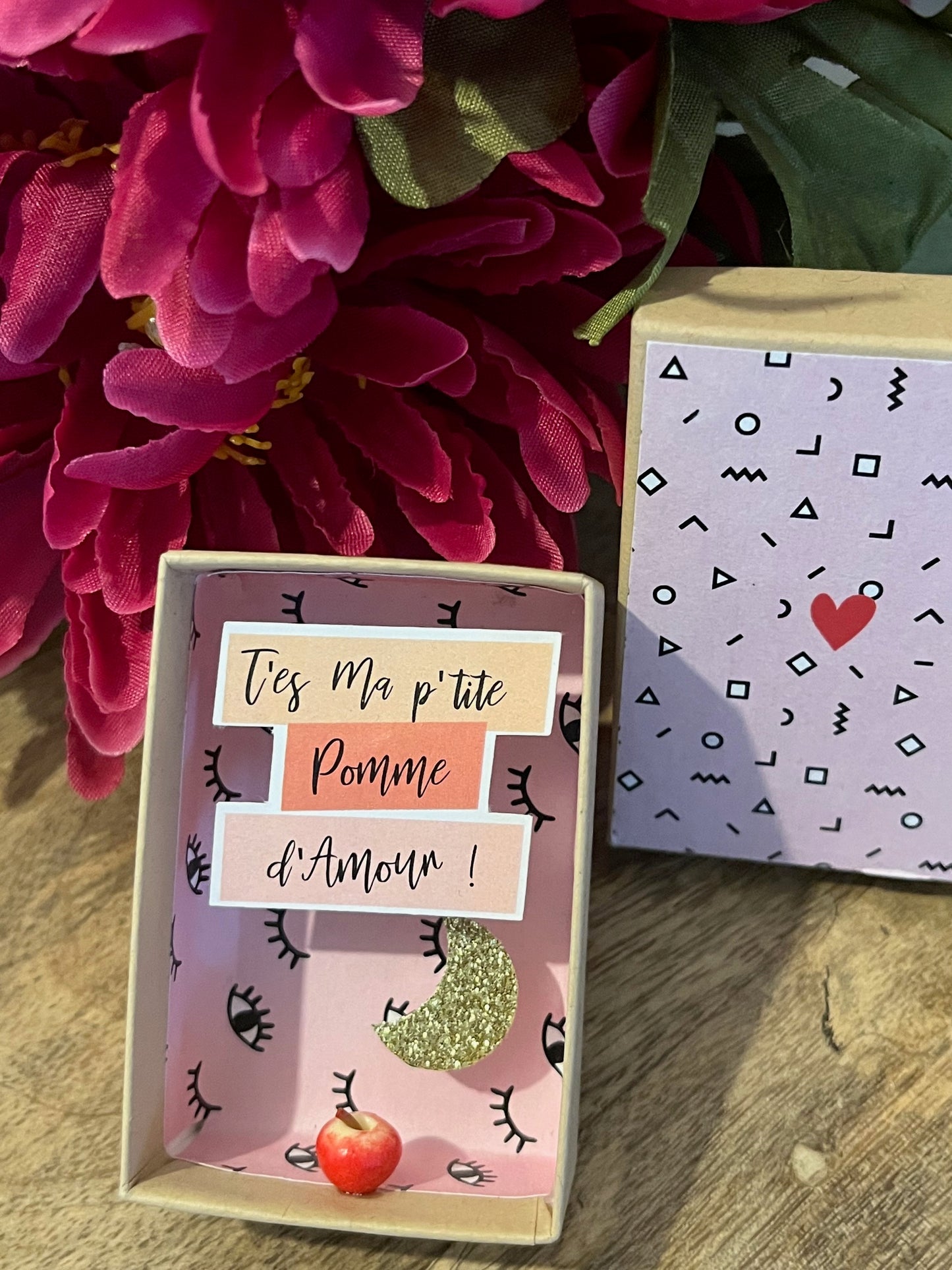 Boîte message Pomme d'amour