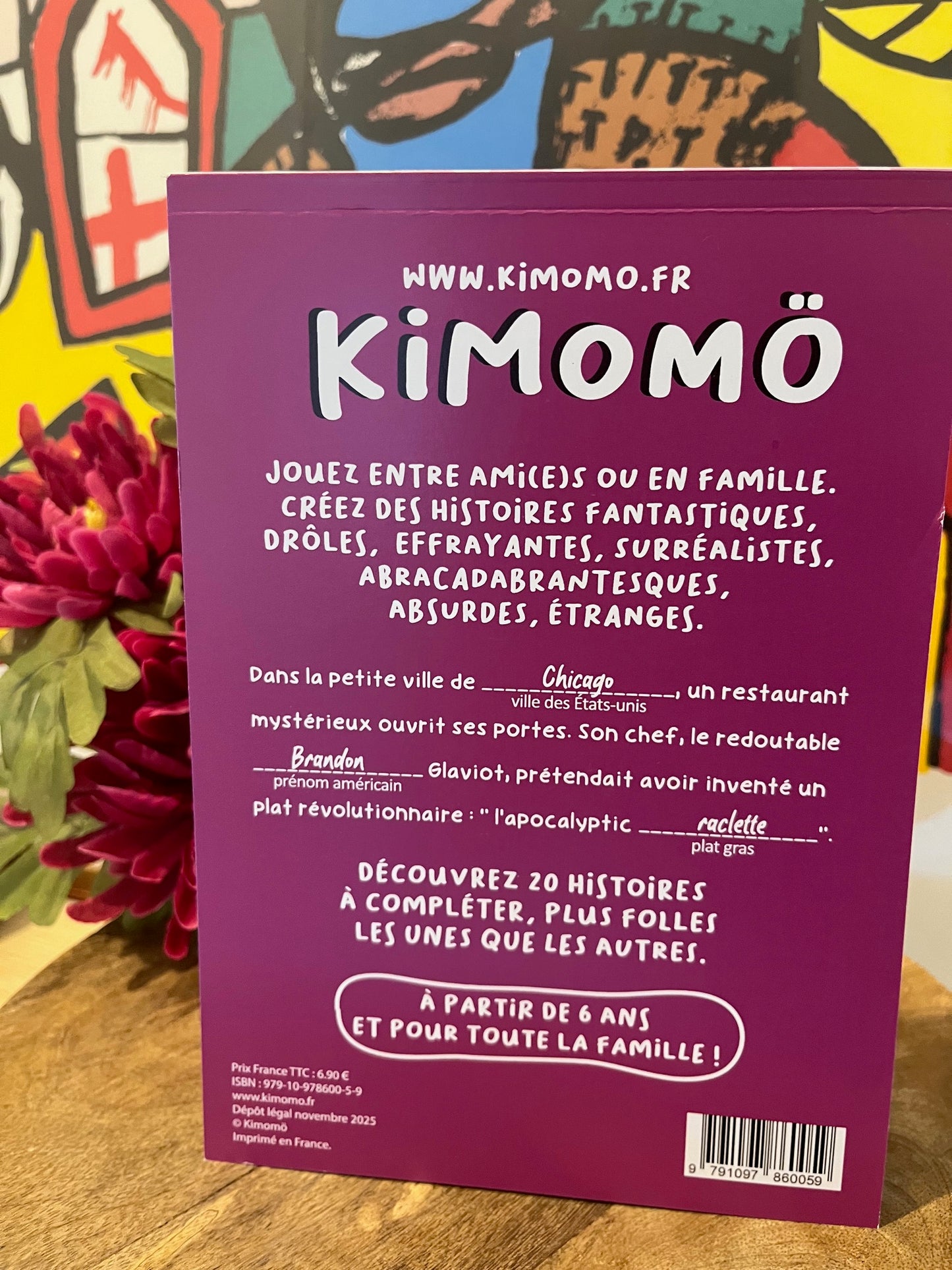 KIMOMÖ "Miam miam" livre jeu