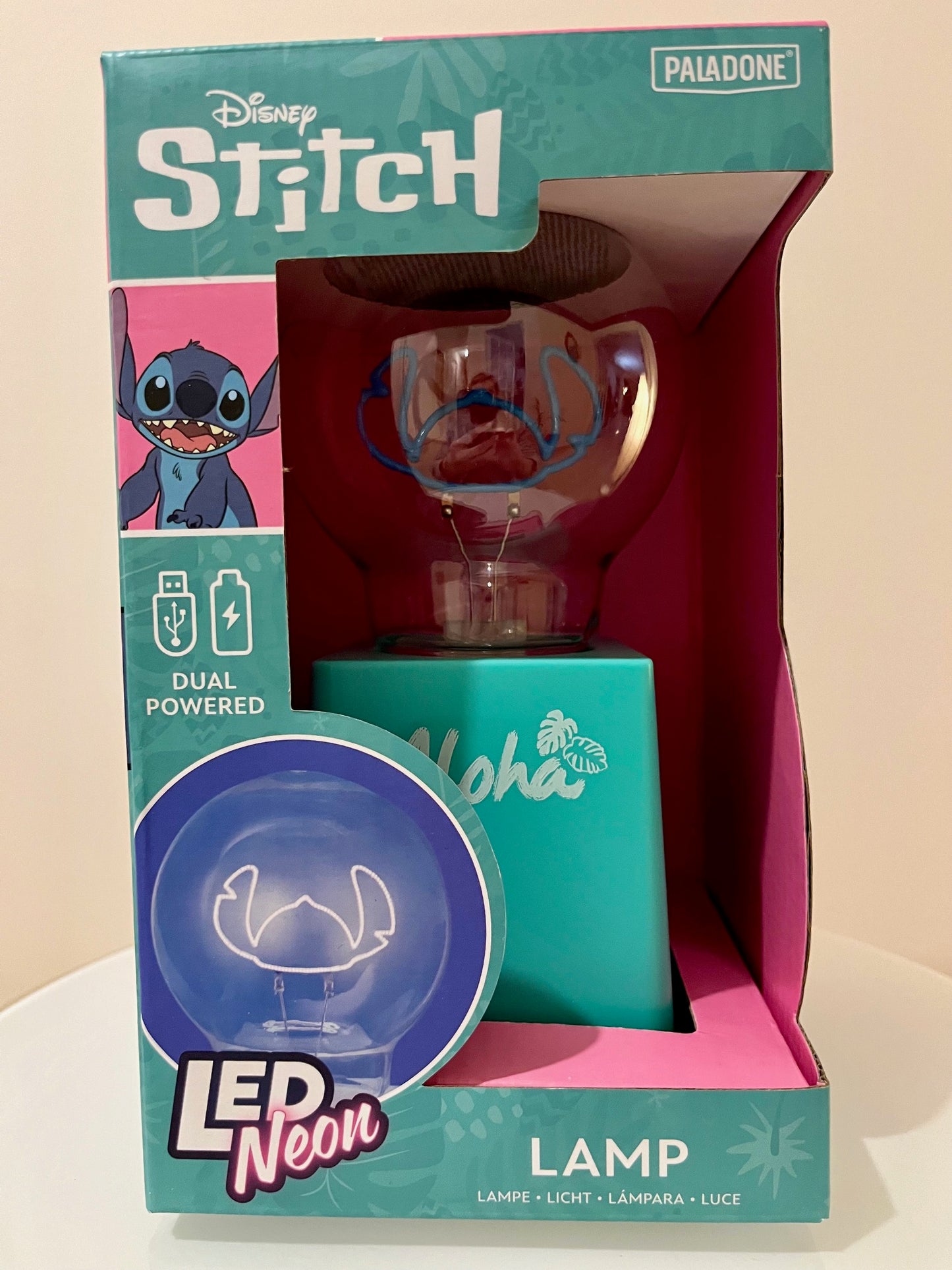 Lampe néon Stitch