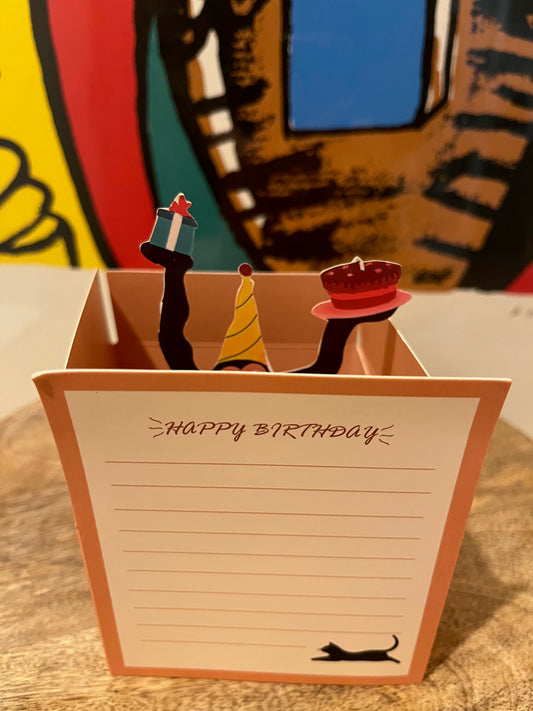 Carte anniversaire fun