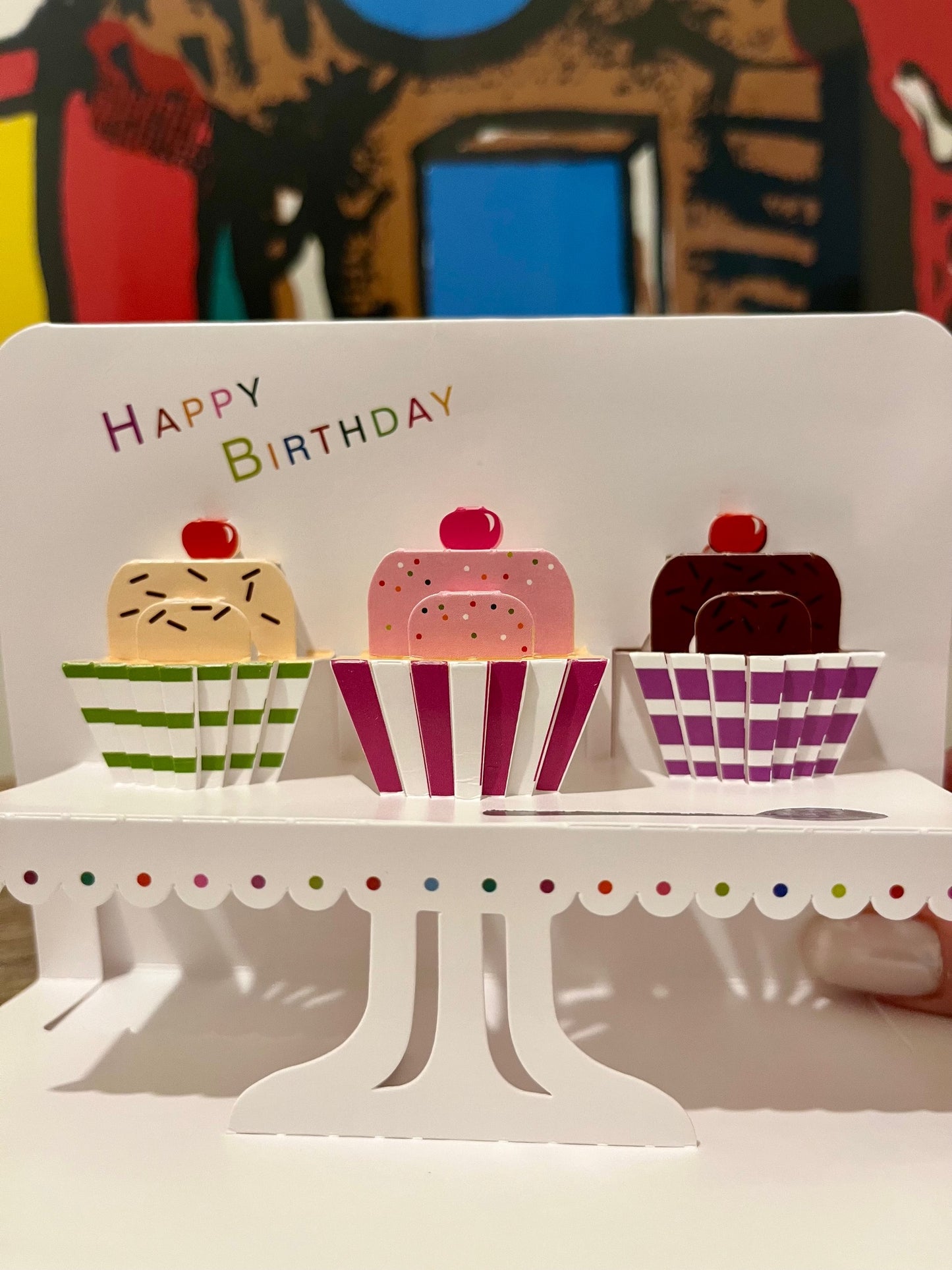 Carte anniversaire gourmande