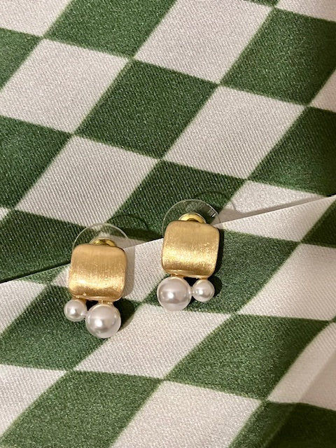 Boucles d'oreilles Reine de carreau