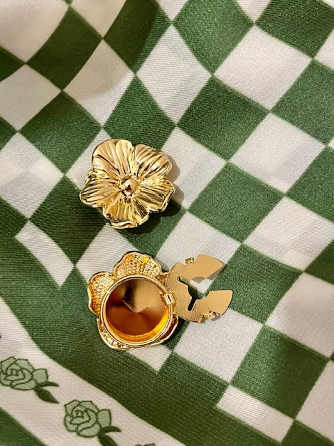 Bijoux de boutons Dorés