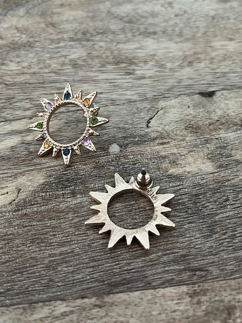 Boucles d'oreilles Soleil