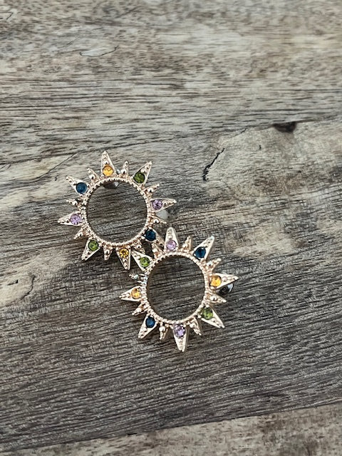 Boucles d'oreilles Soleil