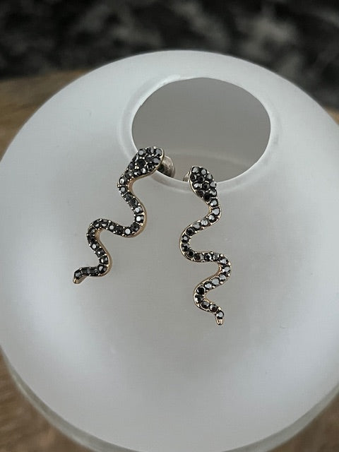Boucles d'oreilles Serpent